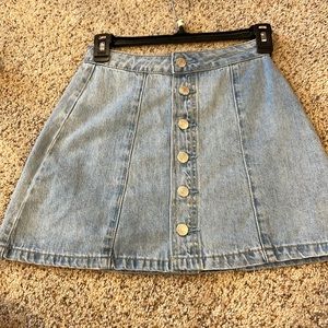 PacSun denim miniskirt